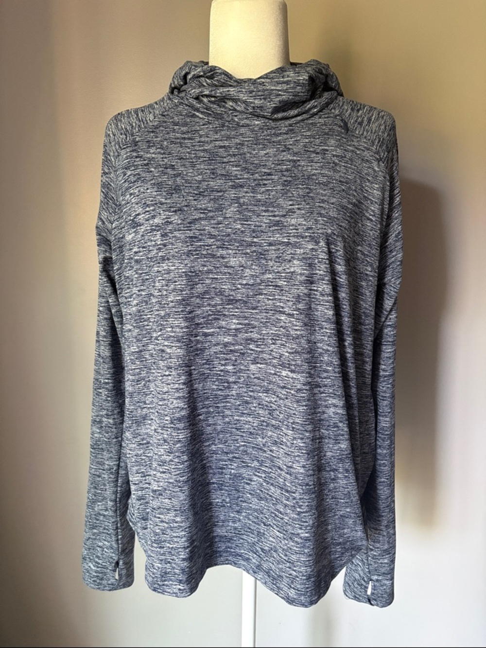 NIKE Women’s Element Heather Dri-Fit Cowl Pullover Hoodie